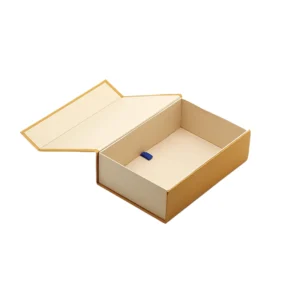 Orange folding shirt clothing packaging box