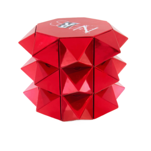 Octagonal shaped cosmetic packaging box