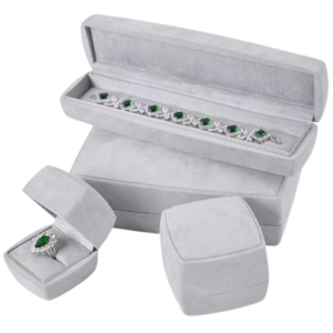 Exquisite Simple Gray Jewelry packaging Box