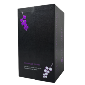 Blackcurrant liquor packaging box