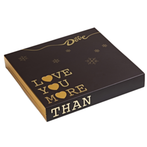 DOVE Dark Chocolate Packaging Box