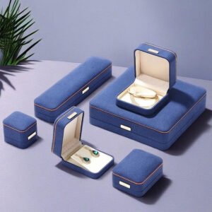 Dreamy blue jewelry packaging box