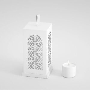 Simple white fragrance gift box