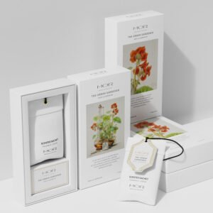 Botanical fragrance gift box design