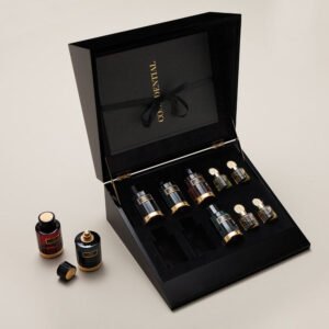 Black luxury perfume packaging box