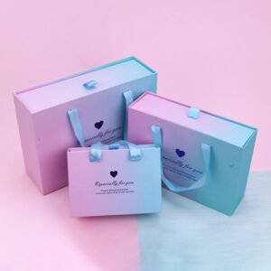 Gradient color theme packaging box