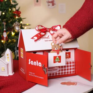 Red Merry Christmas Gift Box