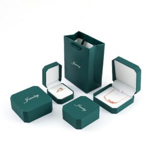 Multi-colored delicate jewelry packaging box