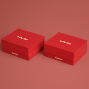 Brothersbox Elegance in Red cosmetic packaging box